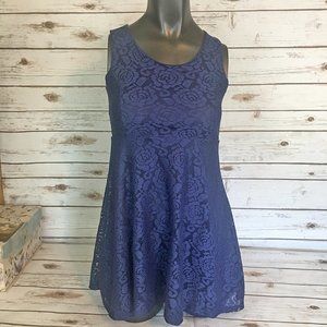 Cherokee Kids Formal Dress - Navy Blue Lace